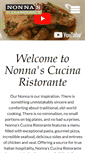 Mobile Screenshot of nonnasristorante.com